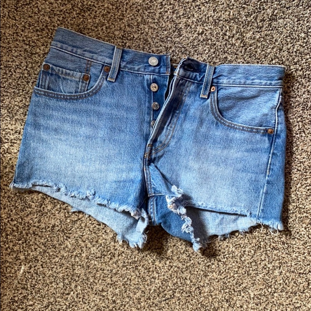 Levi’s High Waisted Shorts.